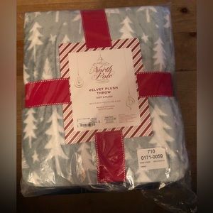 North Pole Trading Co Velvet Plush Throw